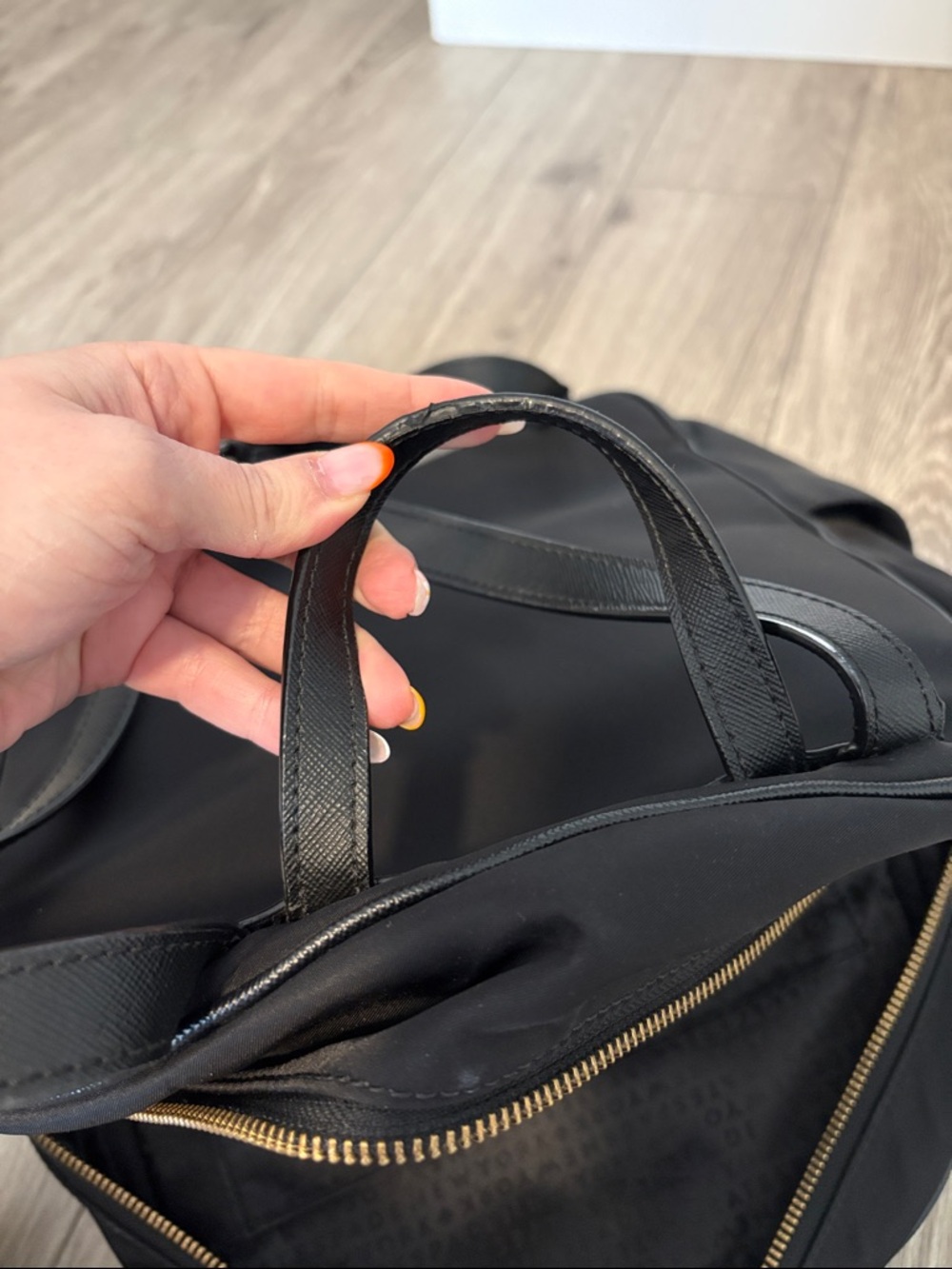 Kate Spade Black Backpack with Gold Hardware - Picture 10 of 10
